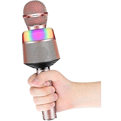 Microfon Q008 Karaoke wireless Bluetooth si Difuzor Microfon Q008 Karaoke wireless Bluetooth si Difuzor