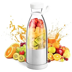 UB Mini Blender Electric Portabil Capacitate 300ml ALBASTRU