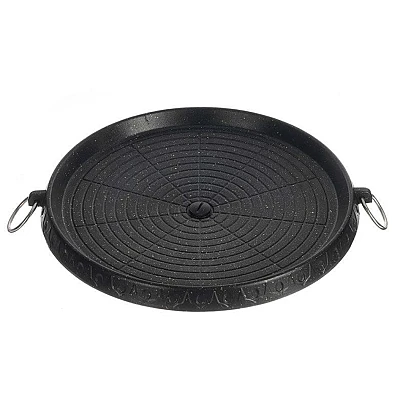 Tigaie rotunda pentru gratar Aorlis AO-78288 de 32cm strat antiaderent Tigaie rotunda pentru gratar Aorlis AO-78288 de 32cm strat antiaderent
