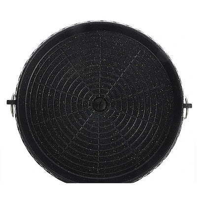 Tigaie rotunda pentru gratar Aorlis AO-78288 de 32cm strat antiaderent Tigaie rotunda pentru gratar Aorlis AO-78288 de 32cm strat antiaderent