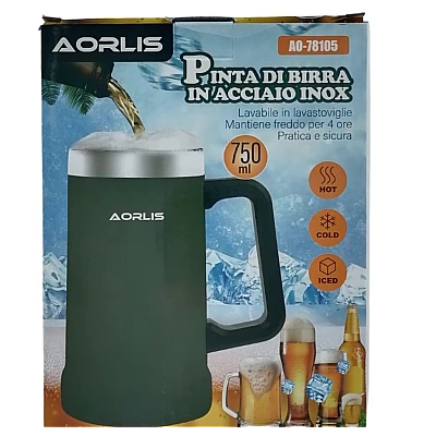Halba stil cana cu maner AO 78105 capacitate 750 ml Halba stil cana cu maner AO 78105 capacitate 750 ml