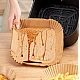 Set 50 hartii de copt PATRATE pentru friteuza Unica folosinta 16 cm Set 50 hartii de copt PATRATE pentru friteuza Unica folosinta 16 cm