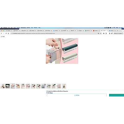 Organizator cu 6 compartimente pentru dulapuri