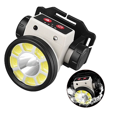 Lanterna puternica de cap LY 004 cu LED COB si senzor de miscare Lanterna puternica de cap LY 004 cu LED COB si senzor de miscare