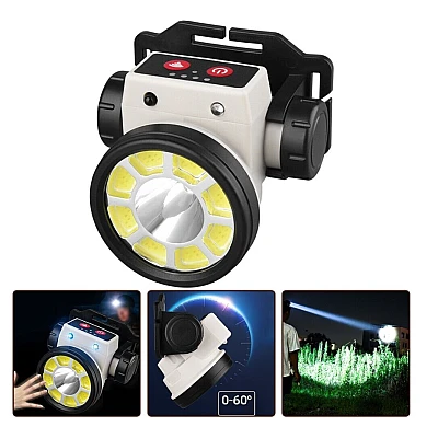 Lanterna puternica de cap LY 004 cu LED COB si senzor de miscare Lanterna puternica de cap LY 004 cu LED COB si senzor de miscare