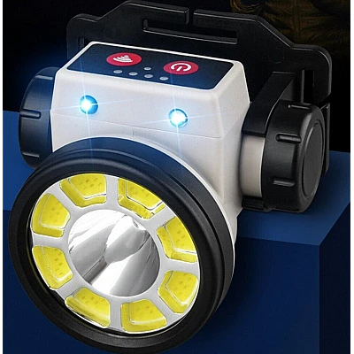 Lanterna puternica de cap LY 004 cu LED COB si senzor de miscare Lanterna puternica de cap LY 004 cu LED COB si senzor de miscare