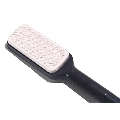 Perie cu Fire din Plastic Retractabila Autocuratare Gri Perie cu Fire din Plastic Retractabila Autocuratare Gri