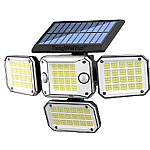 Lampa solara cu 4 casete si 2 senzori de miscare cu 192 LED Fara Fir