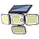 Lampa solara cu 4 casete si 2 senzori de miscare cu 192 LED Fara Fir Lampa solara cu 4 casete si 2 senzori de miscare cu 192 LED Fara Fir