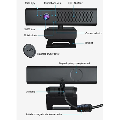 Camera video pentru PC Q SX988 Full HD 1080p Camera video pentru PC Q SX988 Full HD 1080p