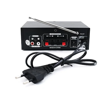 Amplificator Bass Profesional Andowl Q T110 Tip Statie cu Bluetooth Negru Amplificator Bass Profesional Andowl Q T110 Tip Statie cu Bluetooth Negru