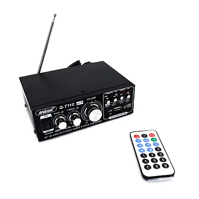 Amplificator Bass Profesional Andowl Q T110 Tip Statie cu Bluetooth Negru Amplificator Bass Profesional Andowl Q T110 Tip Statie cu Bluetooth Negru
