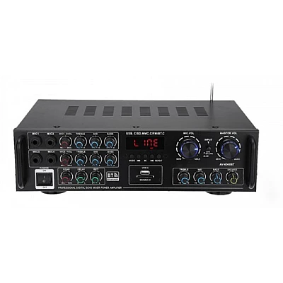 Amplificator sunet Q GF777 300 W cu Bluetooth si functie Karaoke Amplificator sunet Q GF777 300 W cu Bluetooth si functie Karaoke