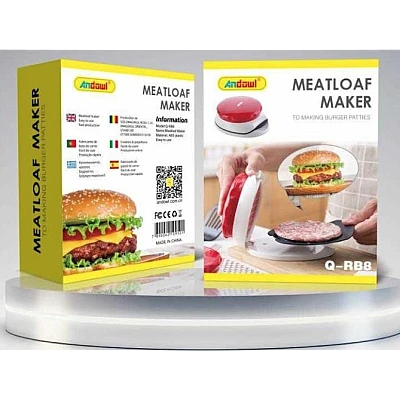 Presa pentru burgeri Q RB8 cu diametrul de 12 cm Presa pentru burgeri Q RB8 cu diametrul de 12 cm