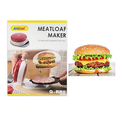 Presa pentru burgeri Q RB8 cu diametrul de 12 cm Presa pentru burgeri Q RB8 cu diametrul de 12 cm