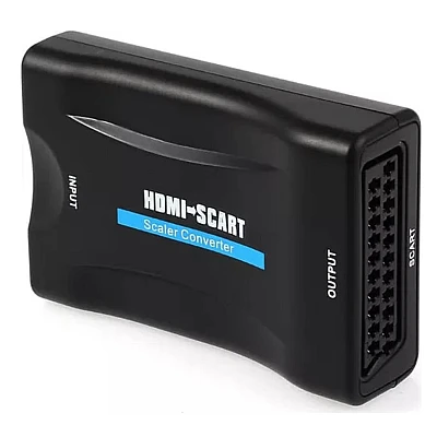 Convertor semnal video HDMI la SCART QY V06 FullHD 1080p Convertor semnal video HDMI la SCART QY V06 FullHD 1080p