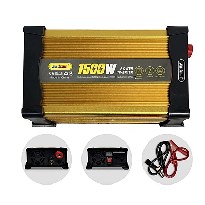 Invertor de tensiune auto KS1500 putere 1500W 12V 220V Invertor de tensiune auto KS1500 putere 1500W 12V 220V