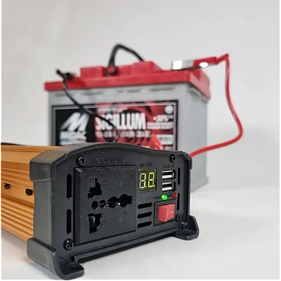 Invertor de tensiune auto KS1500 putere 1500W 12V 220V Invertor de tensiune auto KS1500 putere 1500W 12V 220V