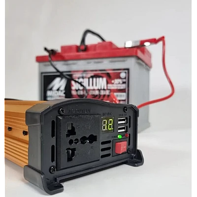 Invertor de tensiune auto KS300 putere 300W 12V 220V Invertor de tensiune auto KS300 putere 300W 12V 220V