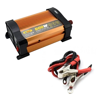 Invertor de tensiune auto KS500 putere 500W 12V 220V Invertor de tensiune auto KS500 putere 500W 12V 220V