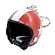 Breloc Chei Model Casca Moto Rosu Breloc Chei Model Casca Moto Rosu