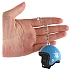 Breloc Chei Model Casca Moto Albastru Breloc Chei Model Casca Moto Albastru