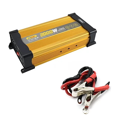 Invertor auto de tensiune KS2000 putere 2000W 12V 220V Invertor auto de tensiune KS2000 putere 2000W 12V 220V