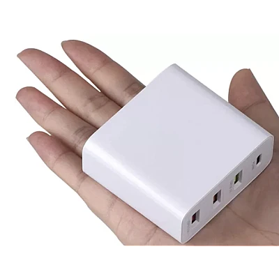 Adaptor priza WLX A6 cu 4 porturi USB Qualcomm 3.0 53W Adaptor priza WLX A6 cu 4 porturi USB Qualcomm 3.0 53W