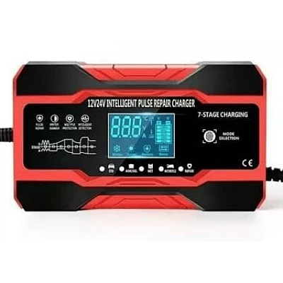 Redresor auto Q DP1210 Inteligent Digital Baterie Auto Smart rosu Redresor auto Q DP1210 Inteligent Digital Baterie Auto Smart rosu