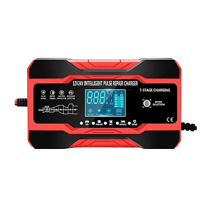 Redresor auto Q DP1210 Inteligent Digital Baterie Auto Smart rosu Redresor auto Q DP1210 Inteligent Digital Baterie Auto Smart rosu