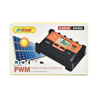 Controler de incarcare Andowl QKZ040 40A 12/24V PWM Controler de incarcare Andowl QKZ040 40A 12/24V PWM