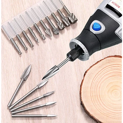 Set 20 Freze Diamantate BIAX Mici 3mm
