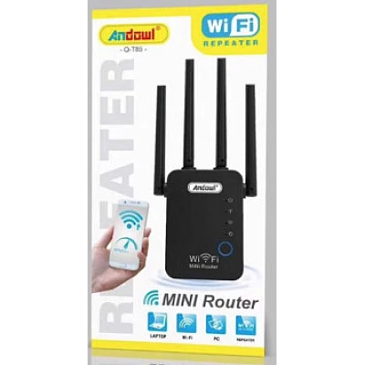 Extender WiFi Andowl Q T85 aparat extindere semnal wifi cu o singur banda 2,4 GHz Extender WiFi Andowl Q T85 aparat extindere semnal wifi cu o singur banda 2,4 GHz