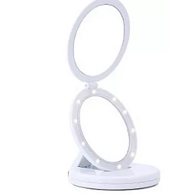Oglinda cosmetica 2 in 1 Andowl Q MR80 pliabila led efect de lupa reincarcabila Oglinda cosmetica 2 in 1 Andowl Q MR80 pliabila led efect de lupa reincarcabila