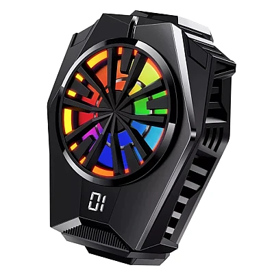 Cooler pentru Racire Telefon Universal Q CL8 Lumini RGB pentru Gaming Cooler pentru Racire Telefon Universal Q CL8 Lumini RGB pentru Gaming