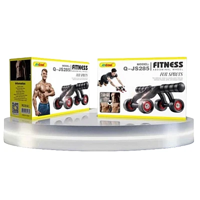 Aparat fitness cu 4 roti JS285 pentru abdomen si spate Aparat fitness cu 4 roti JS285 pentru abdomen si spate