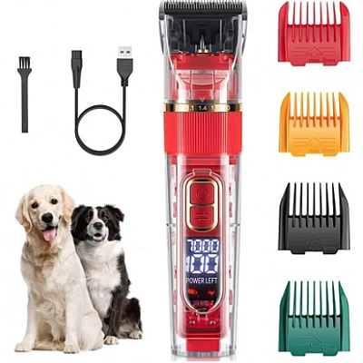 Masina de tuns electrica pentru animale Q LF880 cu 3 viteze lama ceramica Masina de tuns electrica pentru animale Q LF880 cu 3 viteze lama ceramica