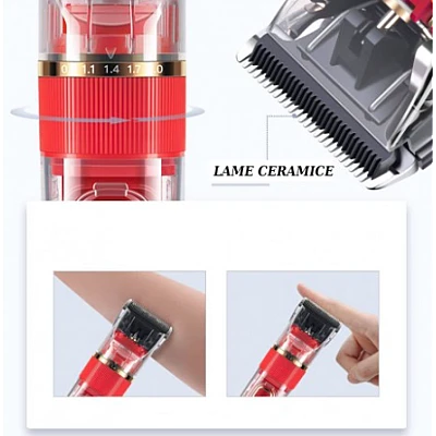 Masina de tuns electrica pentru animale Q LF880 cu 3 viteze lama ceramica Masina de tuns electrica pentru animale Q LF880 cu 3 viteze lama ceramica