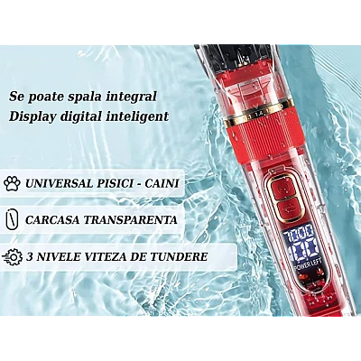 Masina de tuns electrica pentru animale Q LF880 cu 3 viteze lama ceramica Masina de tuns electrica pentru animale Q LF880 cu 3 viteze lama ceramica
