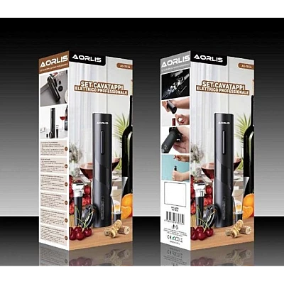 Tirbuson de vin electric AO 78136 cu accesorii Tirbuson de vin electric AO 78136 cu accesorii