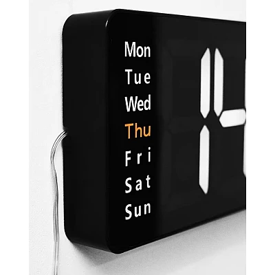Ceas Digital de Perete RD AB6626 afisaj ALB Functie de Termometru Calendar Temporizator Alarma Dubla Ceas Digital de Perete RD AB6626 afisaj ALB Functie de Termometru Calendar Temporizator Alarma Dubla