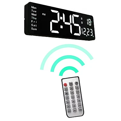 Ceas Digital de Perete RD AB6626 afisaj ALB Functie de Termometru Calendar Temporizator Alarma Dubla Ceas Digital de Perete RD AB6626 afisaj ALB Functie de Termometru Calendar Temporizator Alarma Dubla