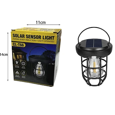 Felinar cu incarcare solara CL T66 cu lumina calda Felinar cu incarcare solara CL T66 cu lumina calda