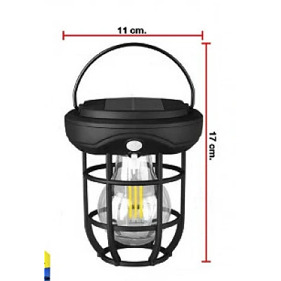 Felinar cu incarcare solara CL T66 cu lumina calda Felinar cu incarcare solara CL T66 cu lumina calda