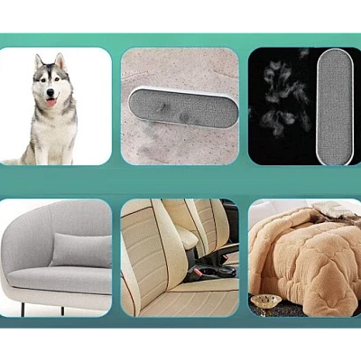 Set Perie si accesoriu Andowl Q T156 pentru indepartarea parului de animale Set Perie si accesoriu Andowl Q T156 pentru indepartarea parului de animale