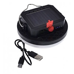Lampa solara mini Q LED10 putere 10W cu 3 moduri iluminare si agatatoare