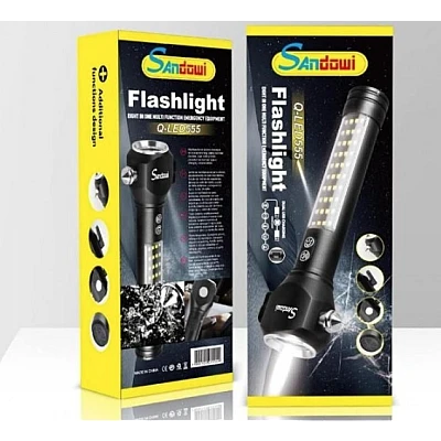 Lanterna LED din aluminiu Q LED555 cu functii multiple Lanterna LED din aluminiu Q LED555 cu functii multiple