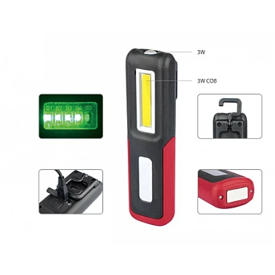 Lampa de lucru Portabila Reincarcabila Q LED558 cu Magnet Incarcare USB Lampa de lucru Portabila Reincarcabila Q LED558 cu Magnet Incarcare USB