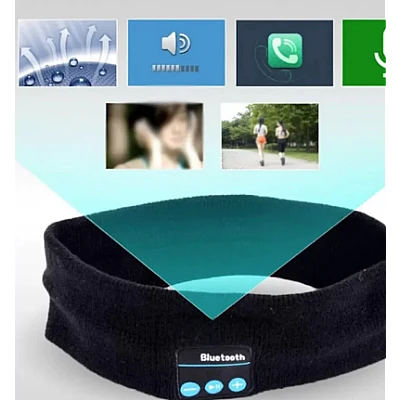 Bandana Sport Conexiune Bluetooth Andowl Q BM22 Negru Bandana Sport Conexiune Bluetooth Andowl Q BM22 Negru