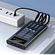 Baterie Externa Solara 12000 mAh Q CD281 Cabluri USB Type C MicroUSB si Lightning Incorporate Baterie Externa Solara 12000 mAh Q CD281 Cabluri USB Type C MicroUSB si Lightning Incorporate